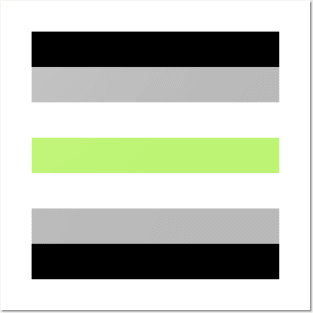 Proud Agender Pride Flag (Proud LGBT LGBTQ+ Community Pride Flag) Posters and Art